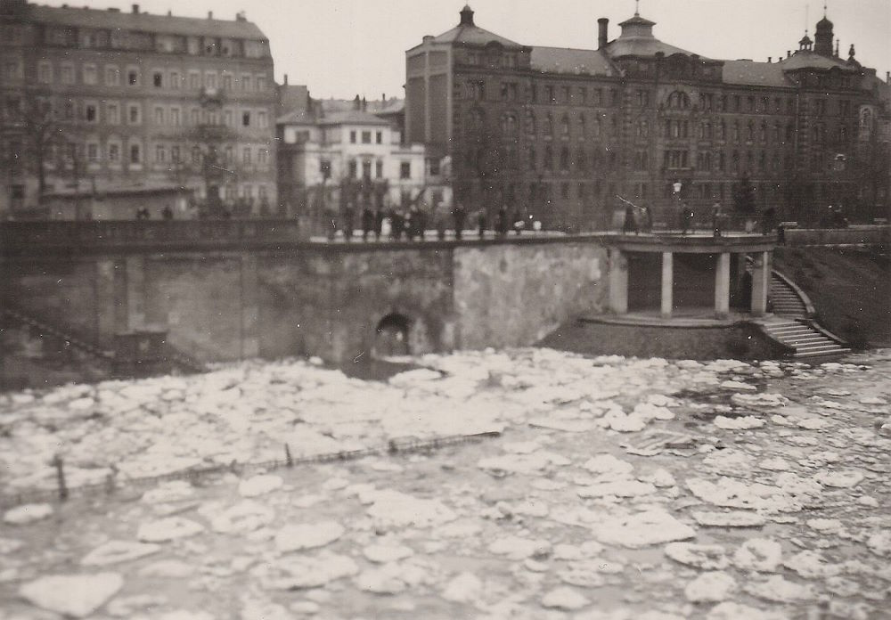 1940 Eis-Hochwasser  Dresden