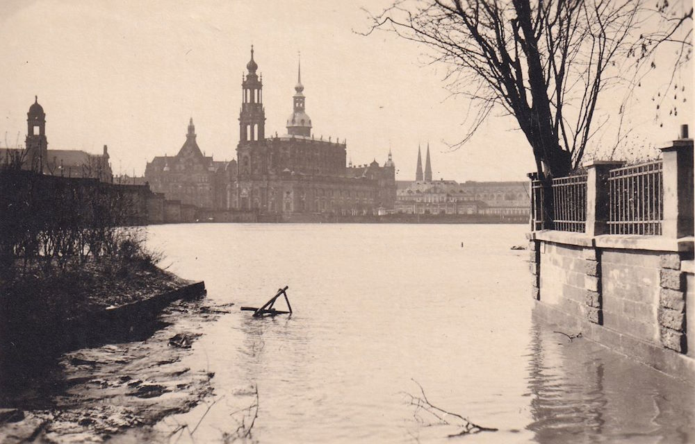 1940 Eis-Hochwasser  Dresden