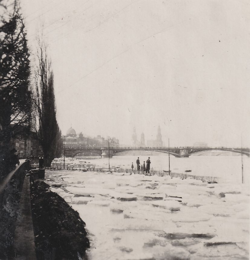 1940 Eis-Hochwasser  Dresden