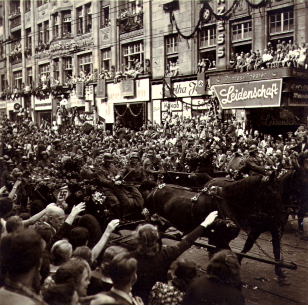 1940 R&uuml;ckkehr vom Frankreichfeldzug  Dresden