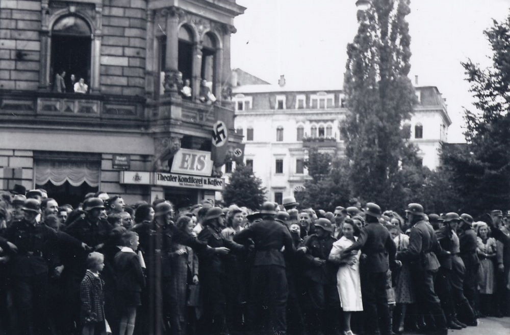 1940 R&uuml;ckkehr vom Frankreichfeldzug  Dresden