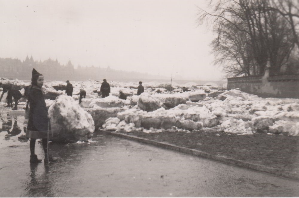 1941 Eis- Hochwasser  Dresden