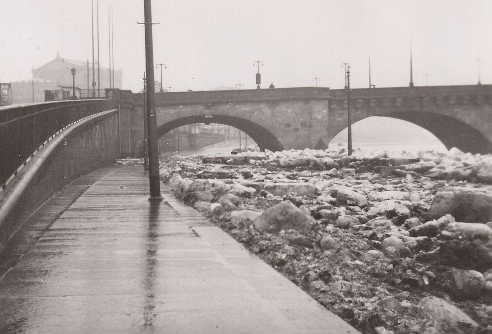 1941 Hochwasser  Dresden
