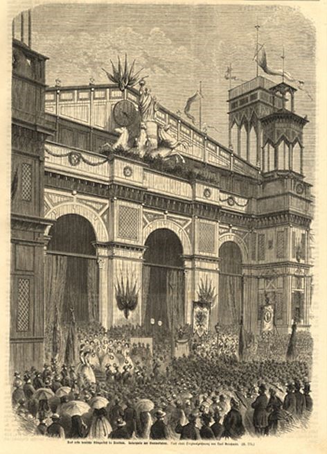 1865 S&auml;ngerbundfest  Dresden