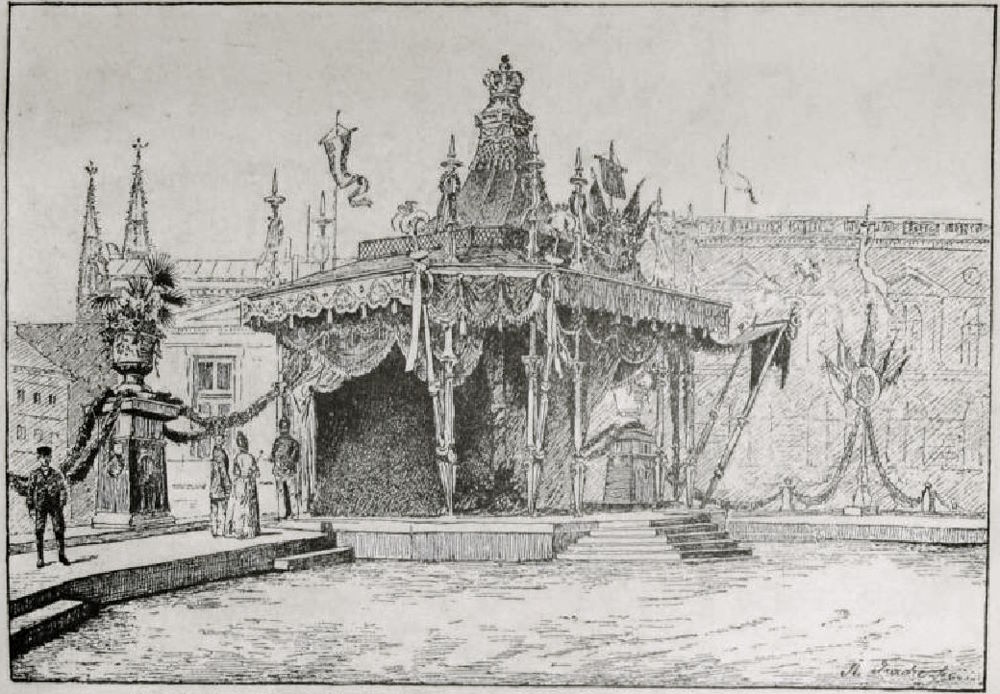 1889 Wettinfeier  Dresden