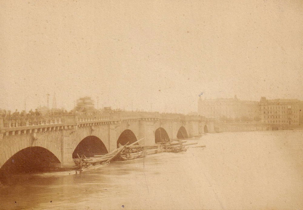 1890 Hochwasser  Dresden