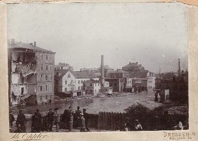 1897 Hochwasser  Dresden