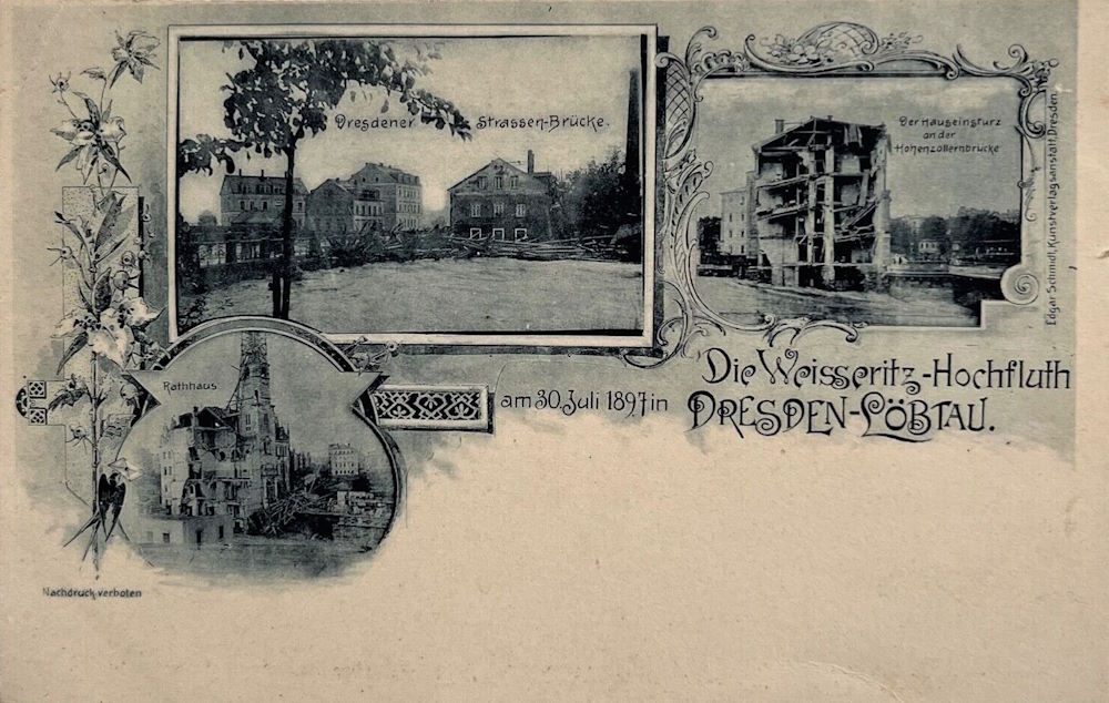 1897 Hochwasser  Dresden