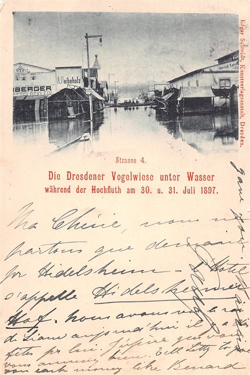 1897 Hochwasser  Dresden