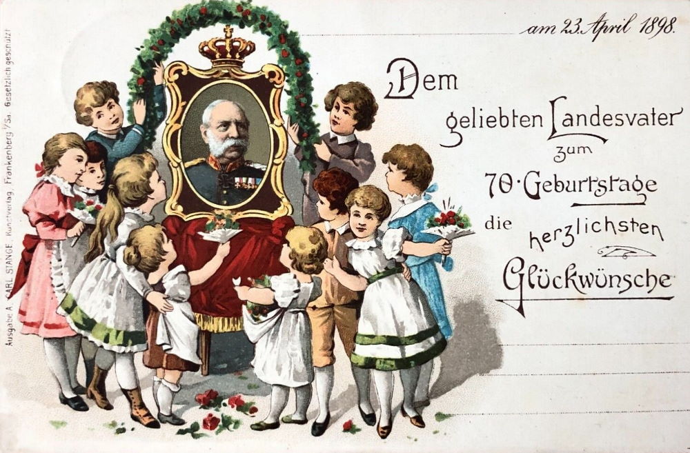 Geburtstag König Albert von Sachsens 1898 Dresden Geburtstag König Albert von Sachsens 1898 Dresden