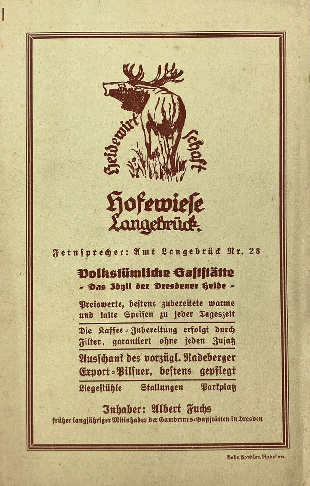 G&auml;nsefu&szlig; 55 (1900 Friedrich August-Stra&szlig;e 119)  Dresden