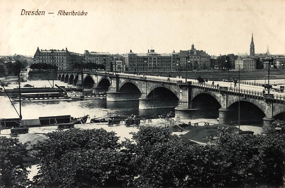 Albertbr&uuml;cke  Dresden