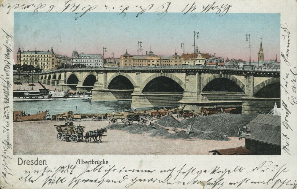 Albertbr&uuml;cke  Dresden