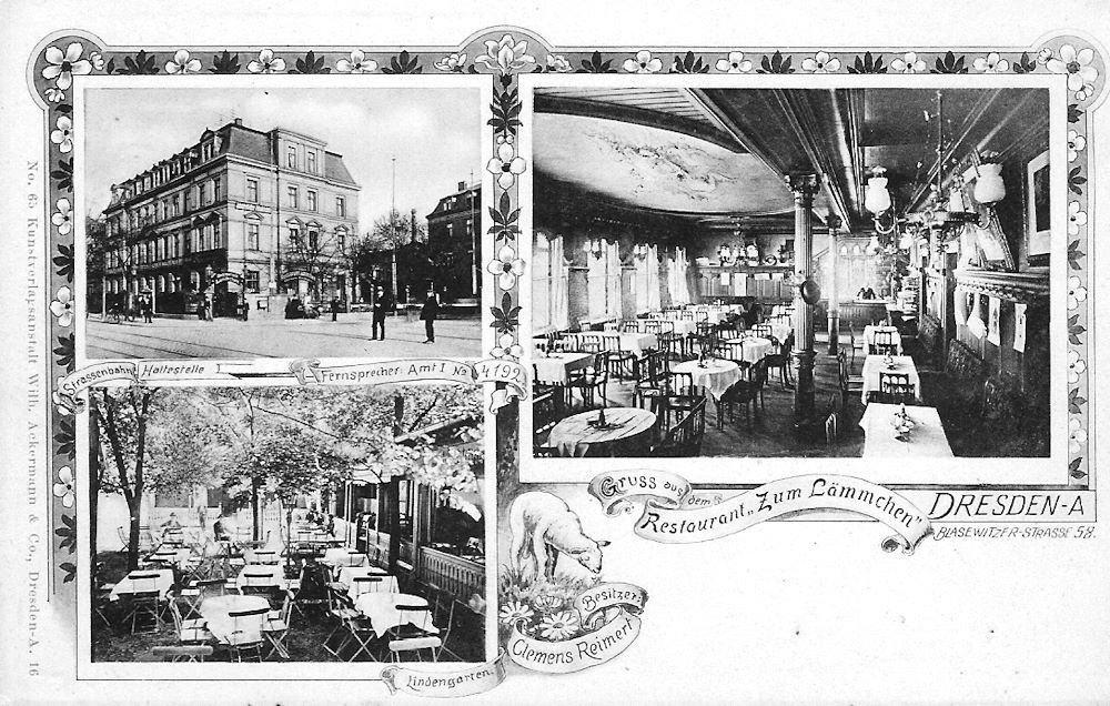 Blasewitzer Straße 58 (-1894 Blasewitzer Straße 40b) / Gluckstraße Dresden Blasewitzer Straße 58 (-1894 Blasewitzer Straße 40b) / Gluckstraße Dresden