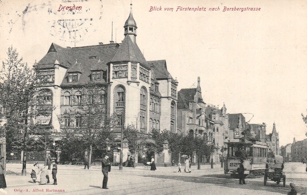 Fetscherstraße 30 (Fürstenstraße 30) / Borsbergstraße  Dresden