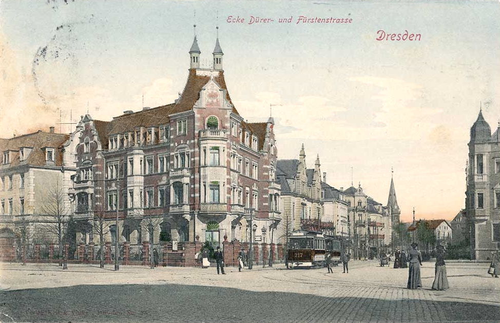 Fetscherstraße 58 (Fürstenstraße 58) / Dürerstraße Dresden Fetscherstraße 58 (Fürstenstraße 58) / Dürerstraße Dresden