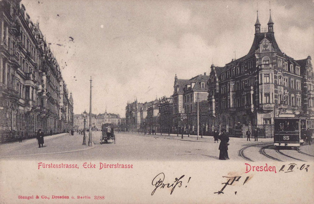 Fetscherstraße 58 (Fürstenstraße 58) / Dürerstraße Dresden Fetscherstraße 58 (Fürstenstraße 58) / Dürerstraße Dresden