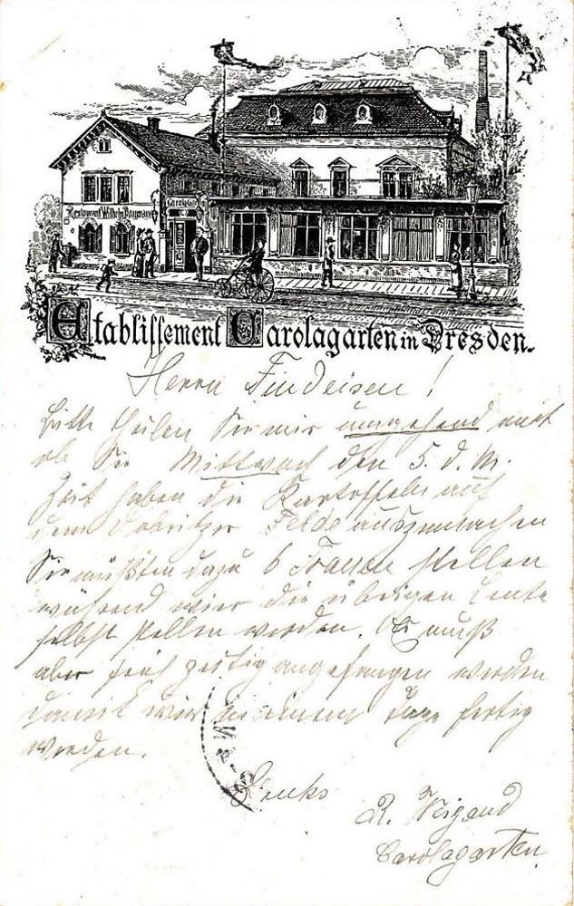 Gerokstraße 27 (-1894 Blasewitzer Straße 8) / Elisenstraße Dresden Gerokstraße 27 (-1894 Blasewitzer Straße 8) / Elisenstraße Dresden