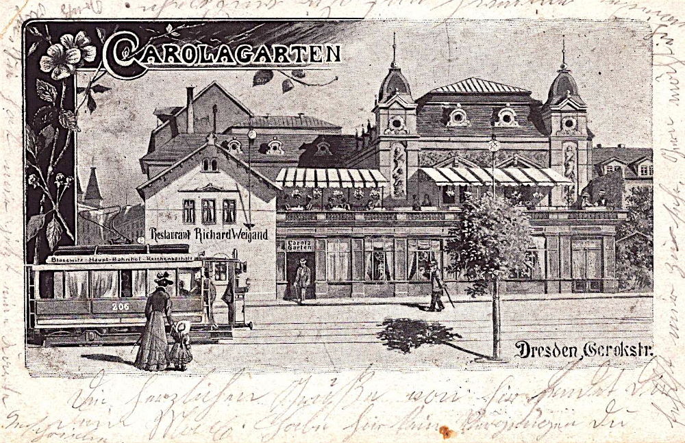 Gerokstraße 27 (-1894 Blasewitzer Straße 8) / Elisenstraße Dresden Gerokstraße 27 (-1894 Blasewitzer Straße 8) / Elisenstraße Dresden