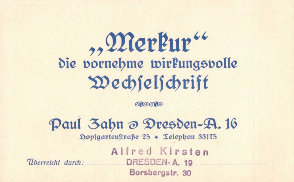 Hopfgartenstraße 25  Dresden