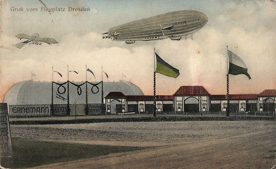 St&auml;dt. Land- u. Wasser-Flugplatz Dresden-Kaditz  Dresden