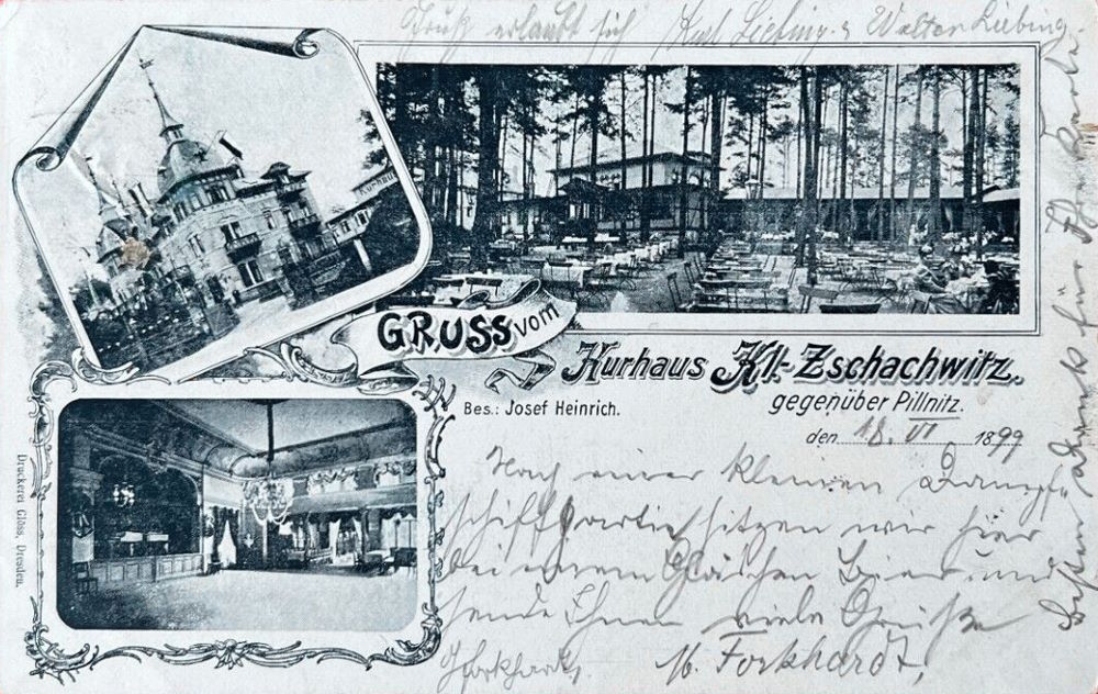 Kyawstra&szlig;e 42 (-1926Pillnitzer Stra&szlig;e 42) / Wilhelm-Weitling-Stra&szlig;e (Carolastra&szlig;e)  Dresden