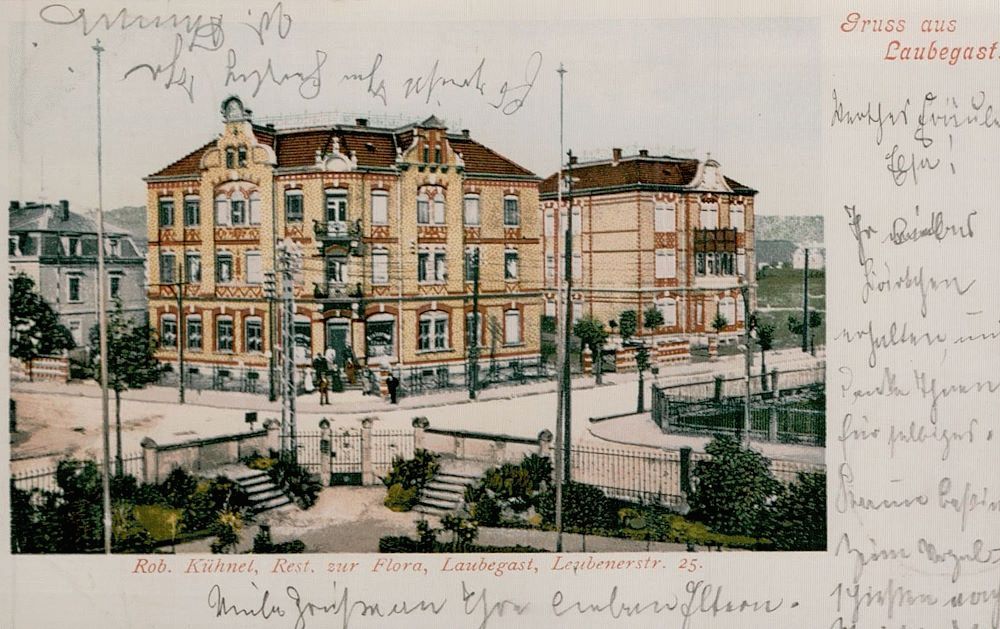 Leubener Stra&szlig;e 25 / Laibacher Stra&szlig;e (Florastra&szlig;e)  Dresden