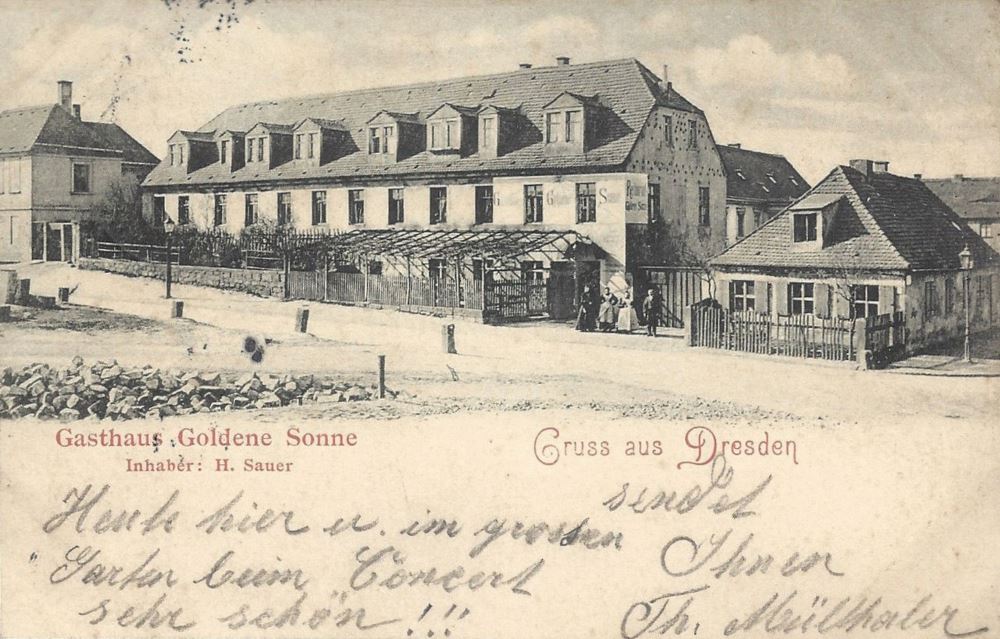 Fritz-Hoffmann-Straße 10 (1856 Scheunenhöfe 1, Radebeuler Straße 10) / (Herrmannstraße 1b, Rudolfstraße 7) Dresden Fritz-Hoffmann-Straße 10 (1856 Scheunenhöfe 1, Radebeuler Straße 10) / (Herrmannstraße 1b, Rudolfstraße 7) Dresden