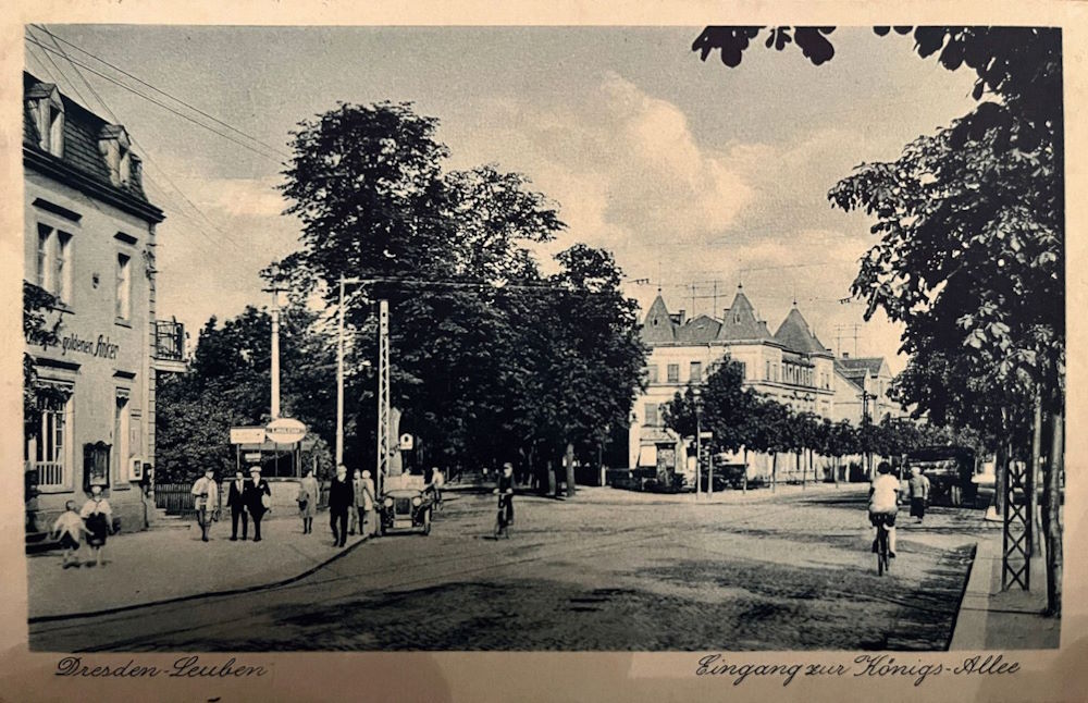 Pirnaer Landstra&szlig;e 161 (Pirnaische Stra&szlig;e 31) / Rosenschulweg (Neue Stra&szlig;e)  Dresden