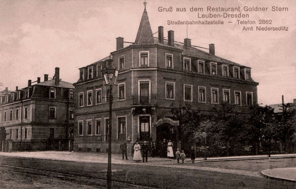 Stephensonstraße 15 (Bahnhofstraße 15) / Guerickestraße (Moltkestraße) Dresden Stephensonstraße 15 (Bahnhofstraße 15) / Guerickestraße (Moltkestraße) Dresden