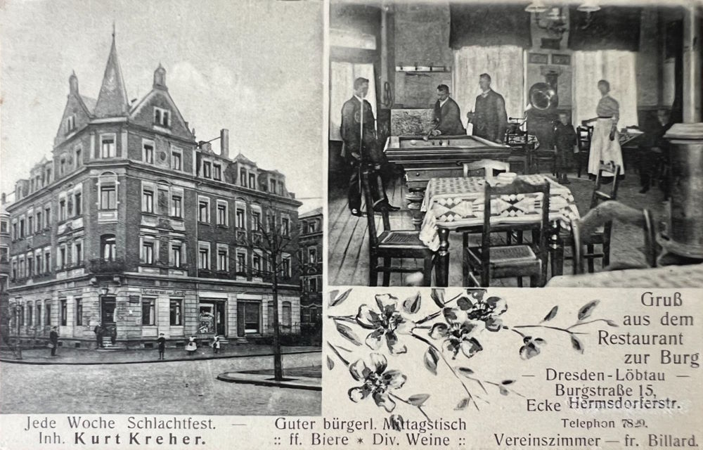 Burgkstra&szlig;e 15 / Hermsdorfer Stra&szlig;e  Dresden