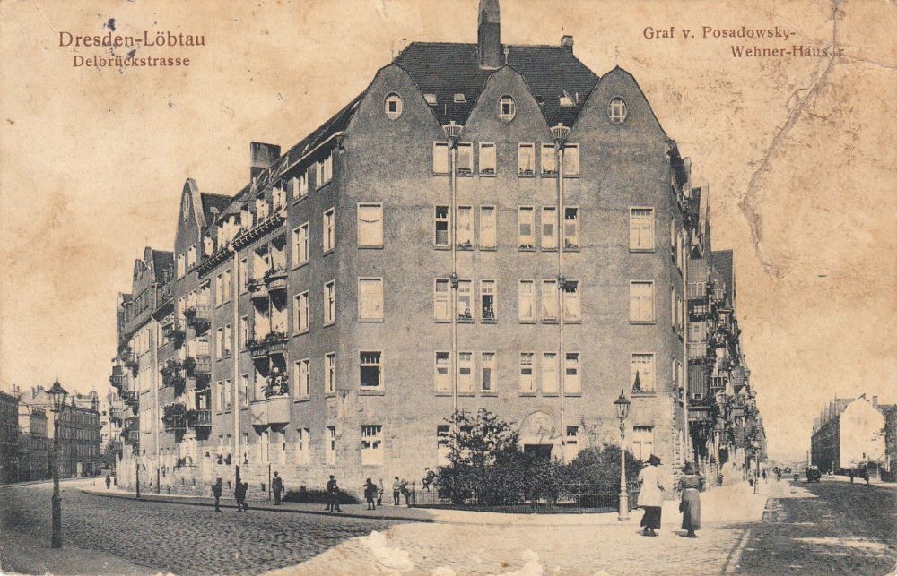 Oederaner Straße 52 (Hohenzollernstraße 52) / Delbrückstraße Dresden Oederaner Straße 52 (Hohenzollernstraße 52) / Delbrückstraße Dresden