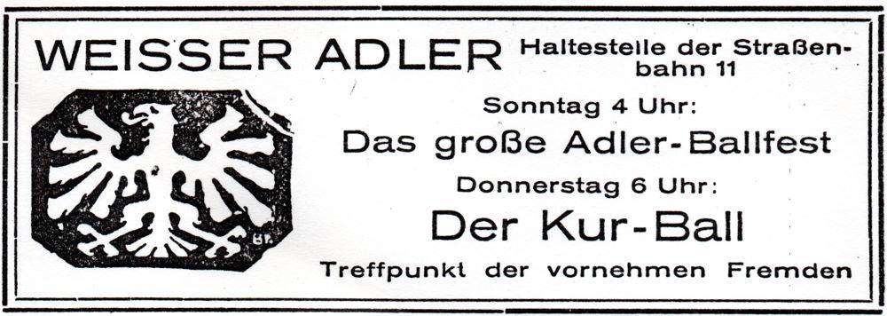 Bautzner Landstra&szlig;e 62 (Bautzner Stra&szlig;e 72) / Am Wei&szlig;en Adler (Adlerstra&szlig;e)  Dresden