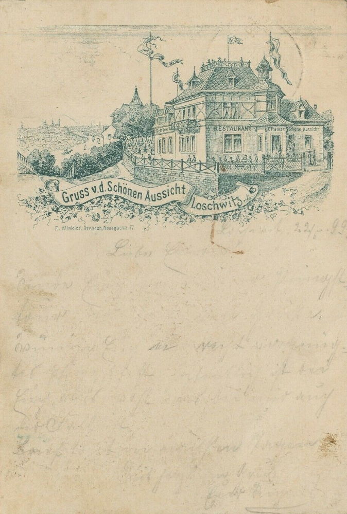 Krügerstraße 1 (-1926 Friedrich-August-Straße 1) / Oeserstraße (Bergstraße) Dresden Krügerstraße 1 (-1926 Friedrich-August-Straße 1) / Oeserstraße (Bergstraße) Dresden