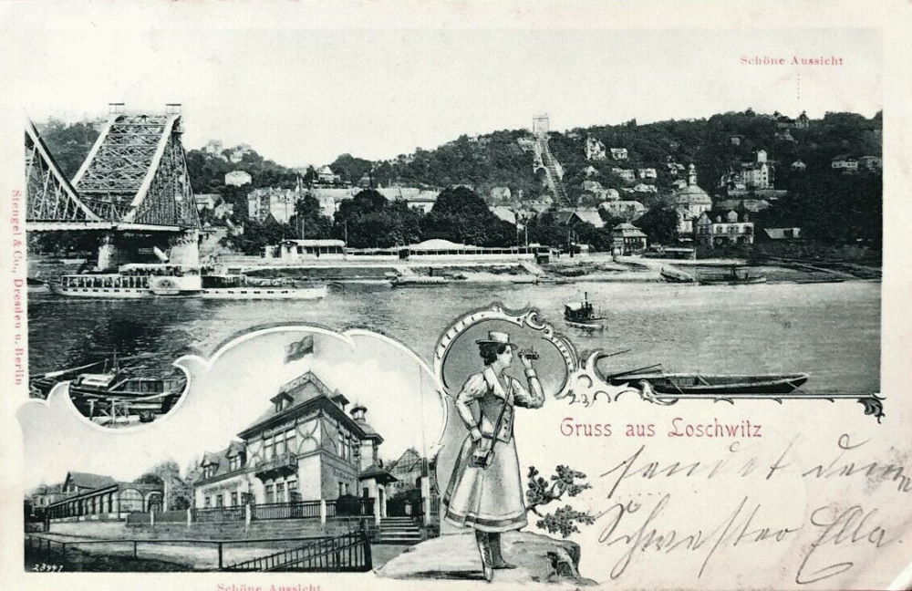Krügerstraße 1 (-1926 Friedrich-August-Straße 1) / Oeserstraße (Bergstraße) Dresden Krügerstraße 1 (-1926 Friedrich-August-Straße 1) / Oeserstraße (Bergstraße) Dresden