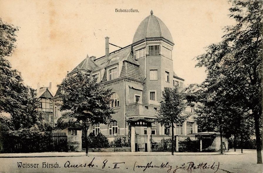Wolfshügelstraße 7 (-1926 Querstraße 8) / Collenbuschstraße (Marienstraße) Dresden Wolfshügelstraße 7 (-1926 Querstraße 8) / Collenbuschstraße (Marienstraße) Dresden