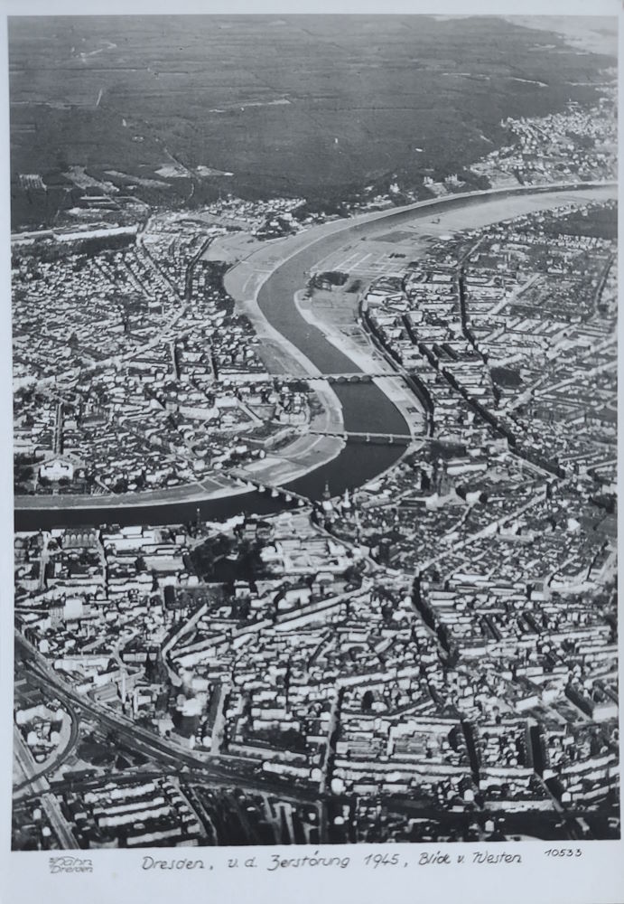 Luftbild - Altstadt gesamt  Dresden
