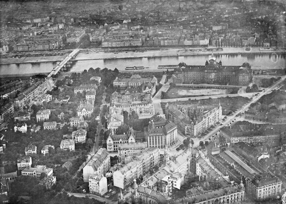 Luftbild - Neustadt  Dresden