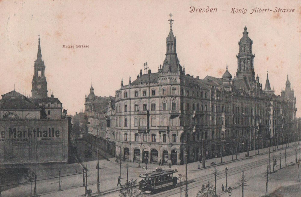 Albertstraße 21 (König Albertstraße 21) / Metzer Straße  Dresden