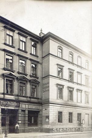 Bautzner Straße 38 (1856 innere Bautznerstraße 45) / Holzhofgasse Dresden Bautzner Straße 38 (1856 innere Bautznerstraße 45) / Holzhofgasse Dresden
