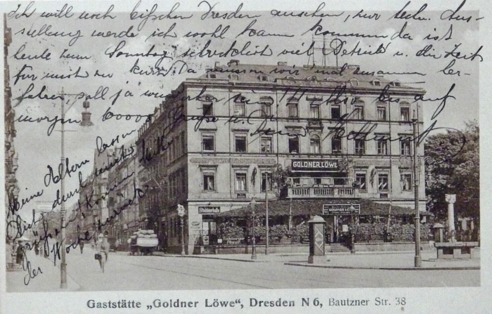Bautzner Straße 38 (1856 innere Bautznerstraße 45) / Holzhofgasse Dresden Bautzner Straße 38 (1856 innere Bautznerstraße 45) / Holzhofgasse Dresden