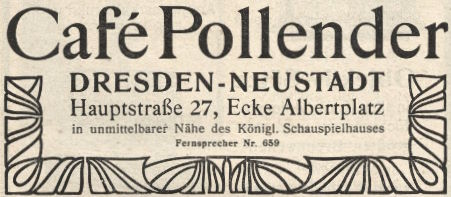 Hauptstra&szlig;e 27 (-1880 Hauptstra&szlig;e 14d) / Rabenhorststra&szlig;e  Dresden