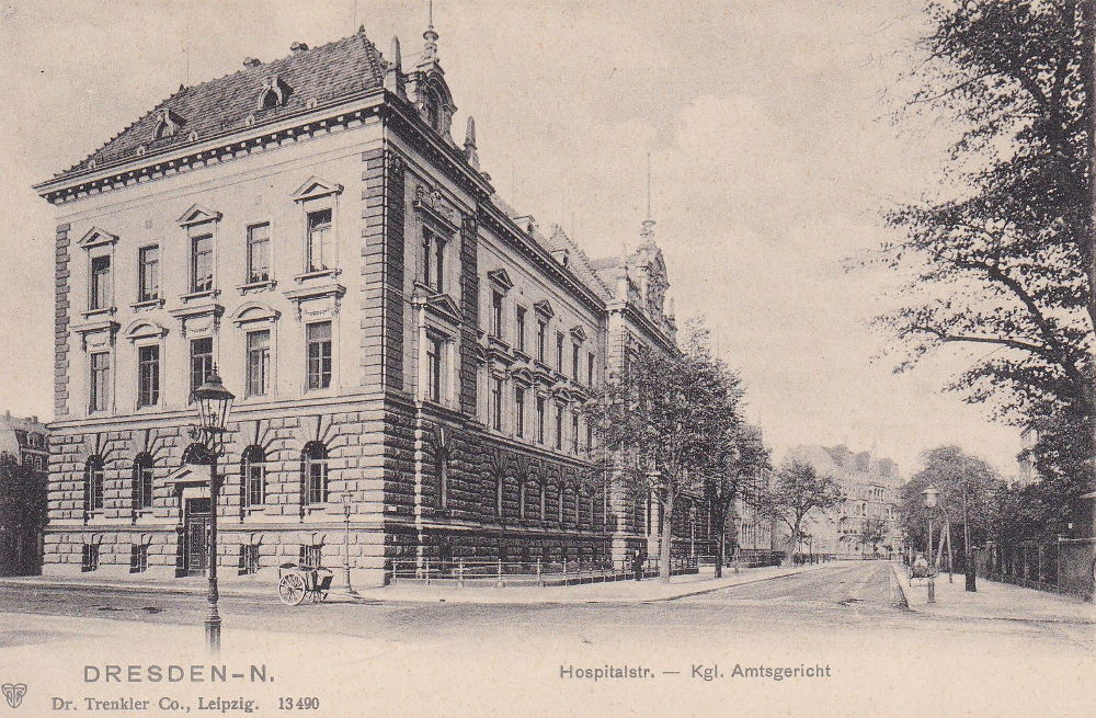 Hospitalstraße 7 / Erich-Ponto-Straße (Villiersstraße)  Dresden