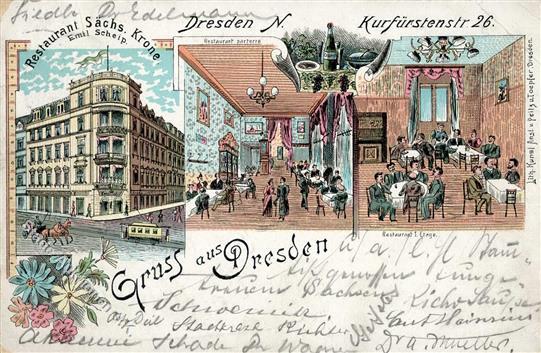 Hoyerswerdaer Stra&szlig;e 26 (Kurf&uuml;rstenst. 7, Kurf&uuml;rstenstr. 26) / Tieckstr.  Dresden