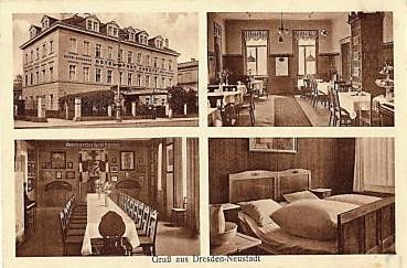 Robert-Blum-Stra&szlig;e 1 (-1874 Leipziger Stra&szlig;e 1, 1874-1946 Kaiserstra&szlig;e 1)  Dresden