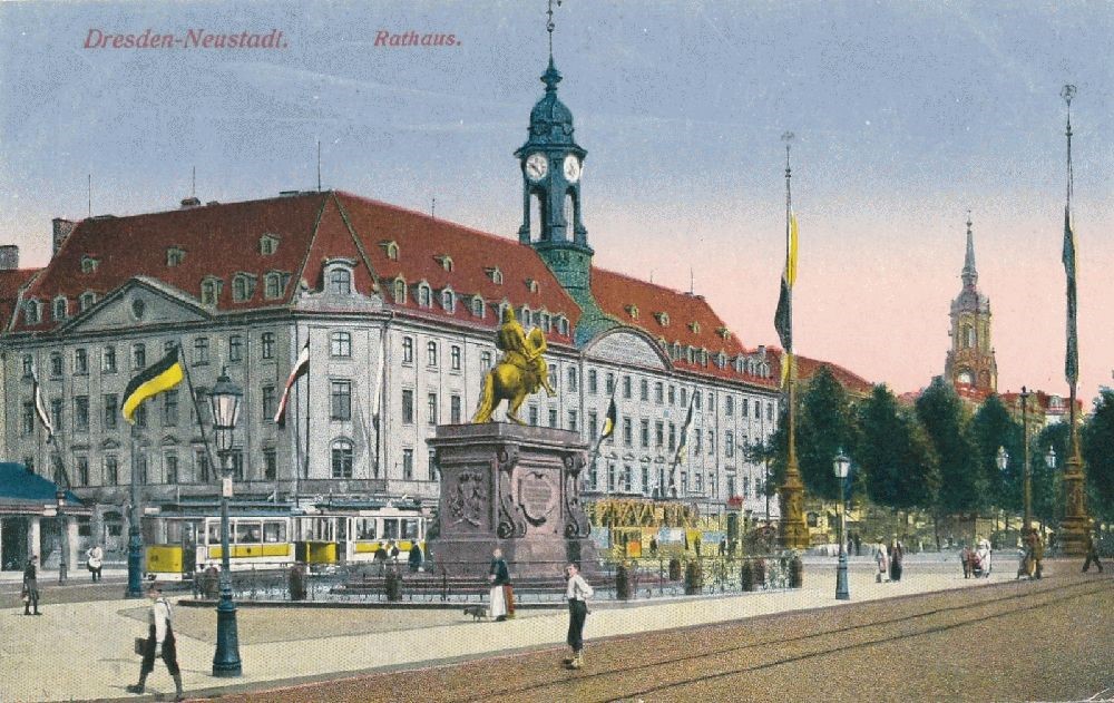Neust&auml;dter Markt  Dresden