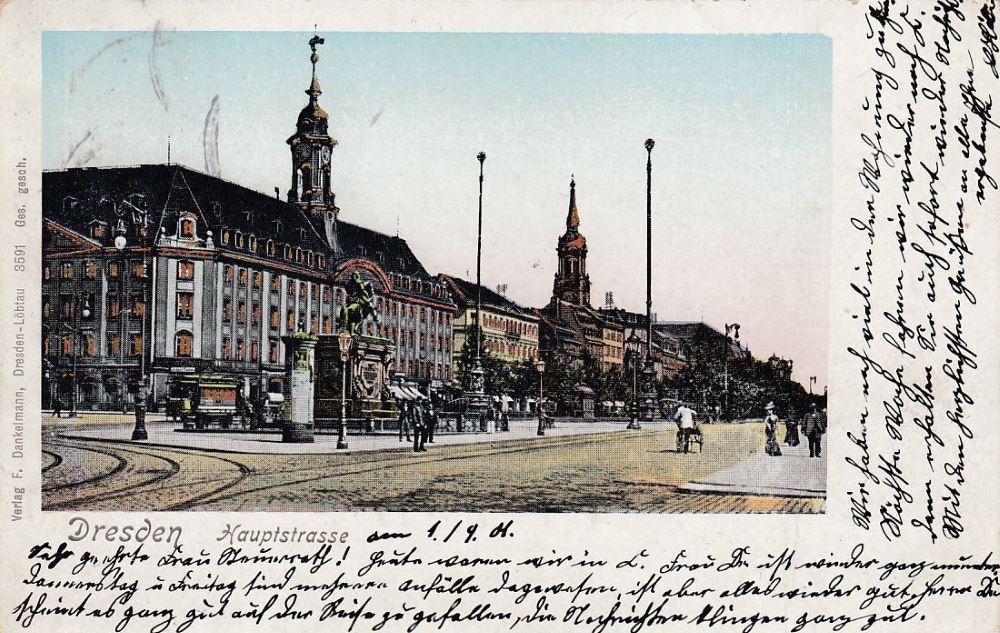Neust&auml;dter Markt  Dresden