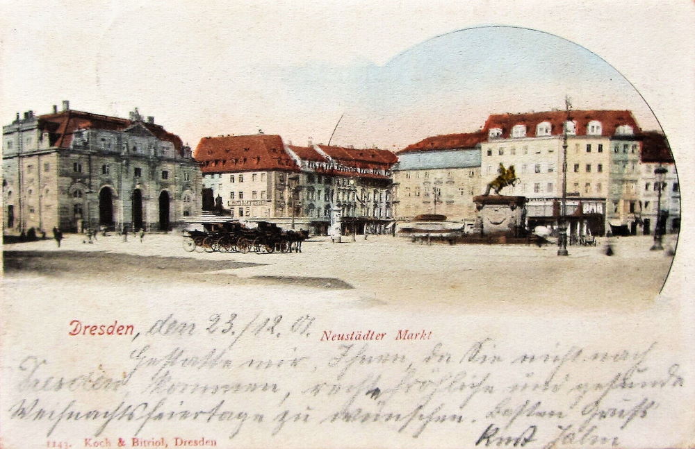 Neust&auml;dter Markt  Dresden