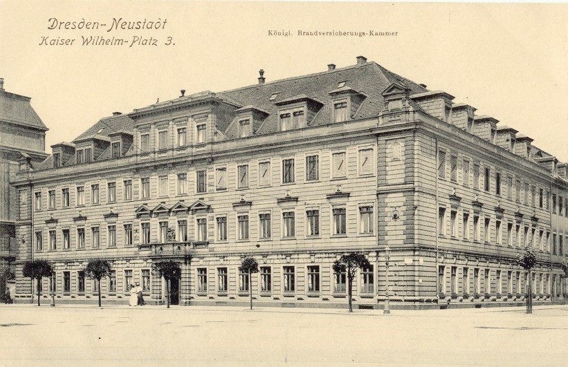 Palaisplatz 3 (Kaiser Wilhelm Platz 3)  Dresden