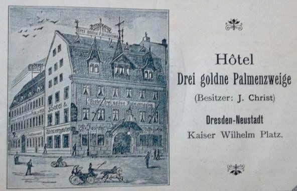 Palaisplatz 7 (Kaiser Wilhelm Platz 7) / Palaisgäßchen Dresden Palaisplatz 7 (Kaiser Wilhelm Platz 7) / Palaisgäßchen Dresden